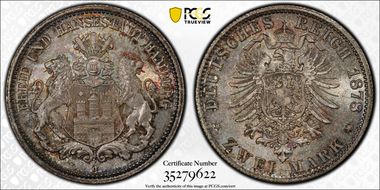 1878-J 2 Mk J-61 MS67