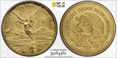 2006-Mo 1/10 oz Libertad Gold MS66