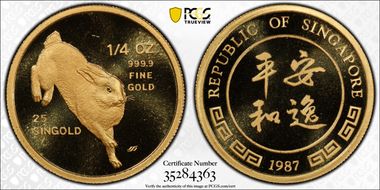 1987-SM 25 Sg X-29 Rabbit MS69