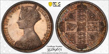 1847 Crown ESC-2571 UNDECIMO edge PR62+ CAM