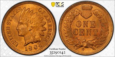 1904 1C MS65RD