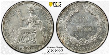 1937 10C Lec-174 MS62