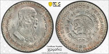 1964-Mo Peso KM-459 MS64