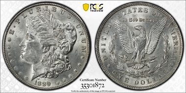 1889 $1 MS62