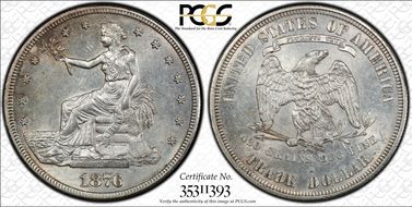 1876-S T$1 MS61