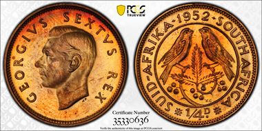 1952 1/4D KM-32.2 PR65RD