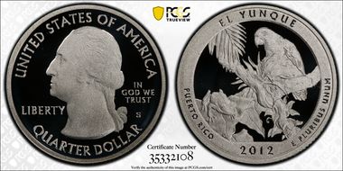 2012-S 25C El Yunque NP - Silver PR70DCAM