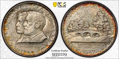 1937 50C Antietam MS66+