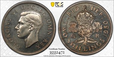 1950 Florin S-4107 PR66