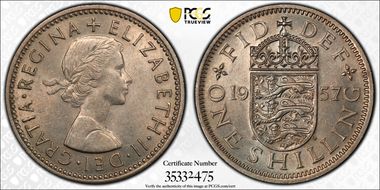 1957 Shil S-4147 English Rev MS63