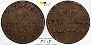 No Date Tk 1/4D DH-87 Lothian, Edinburgh AU53BN