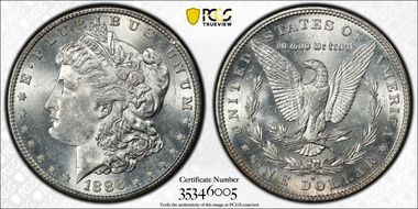 1886-S $1 MS62