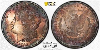 1882-S $1 MS67