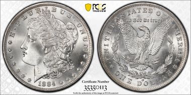 1884-O $1 MS67