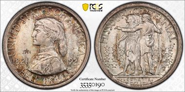 1921 50C Missouri, 2*4 MS65