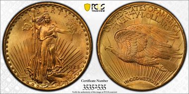 1928 $20 MS66+