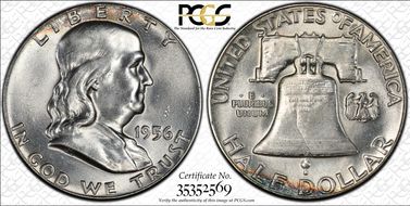 1956 50C MS63