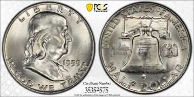 1959-D 50C MS65