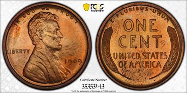 1909 1C Lincoln PR64RD