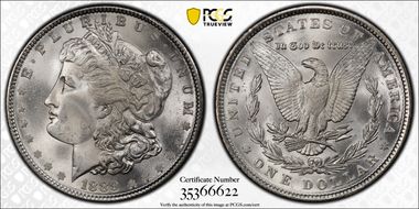 1889 $1 MS66+