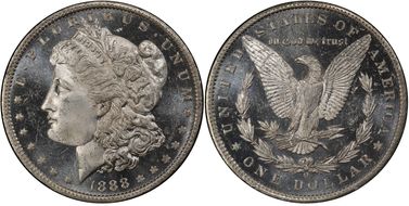 1888-O $1 MS64DMPL