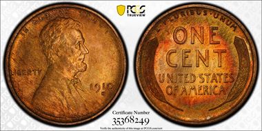 1910-S 1C MS65RB