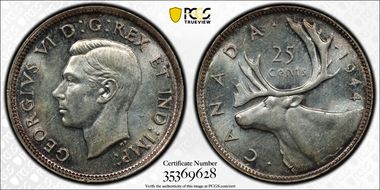 1944 25C MS62