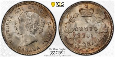 1881-H 5C MS65