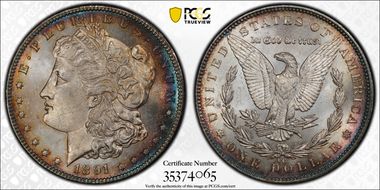 1891-CC $1 MS63