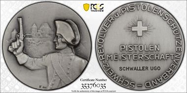 No Date Medal R-1989a Ag Matte SP65