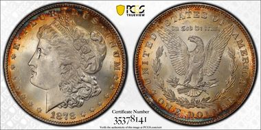 1878 7/8TF $1 Strong MS66