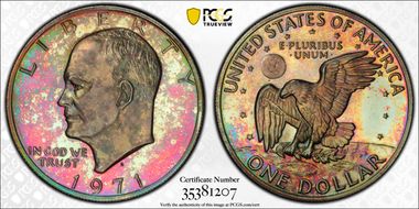 1971-S $1 Silver PR66