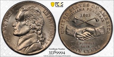 2004-P 5C DDO FS-101 Peace Medal MS64