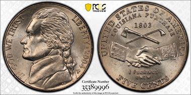 2004-P 5C DDO FS-101 Peace Medal MS64