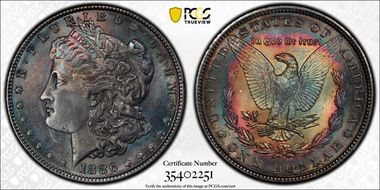 1886 $1 MS64