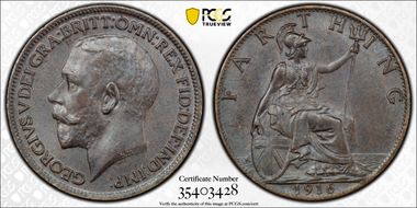 1916 1/4D S-4059 Blackened finish MS64