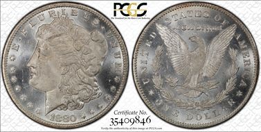 1880/79-CC $1 VAM 4, 80/79, Rev. of 78 MS65+