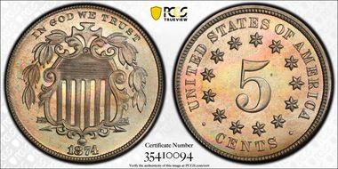 1874 5C MS66+