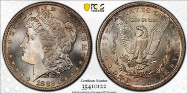 1882-S $1 MS68+
