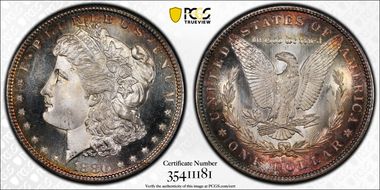 1880-S $1 MS67+