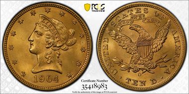 1904-O $10 MS65
