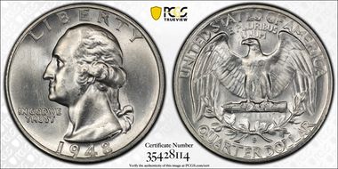 1948-S/S 25C RPM FS-501 MS64