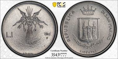 1983-R Lira Nuclear War Threat MS68