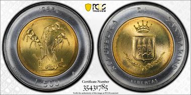 1983-R 500 L Nuclear War Threat MS69