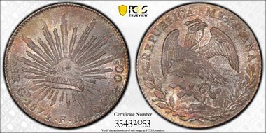 1874-Go FR 8 R Go54 MS64