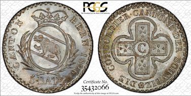 1826 5 Batz KM-196.1 MS67