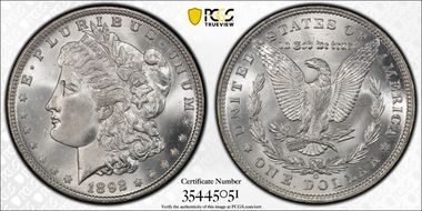 1892-O $1 MS64
