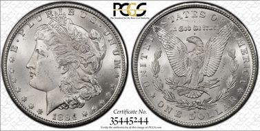 1884-CC $1 MS65