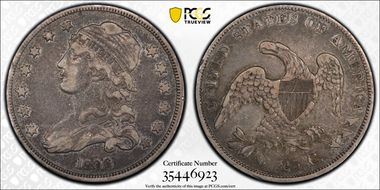 1836 25C Browning 4 VF35