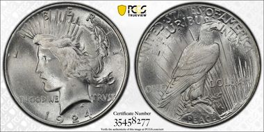 1924 $1 MS67